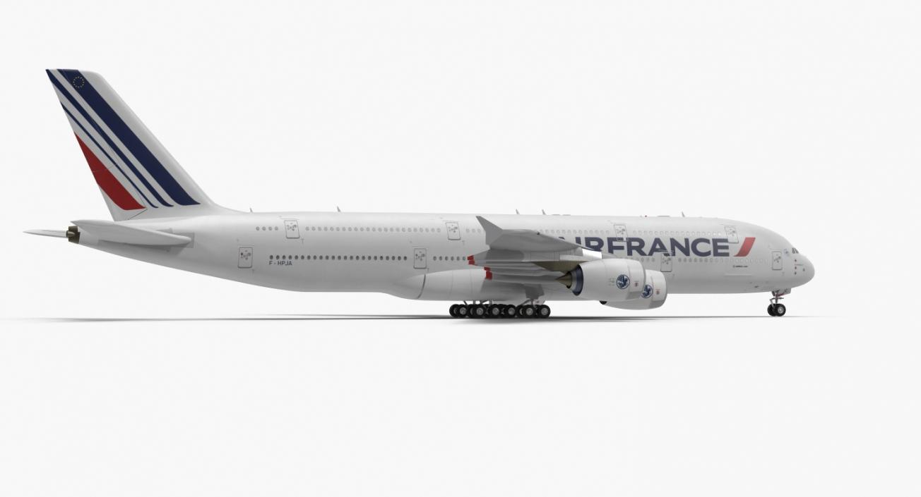 Airbus A380-1000 Air France 3D